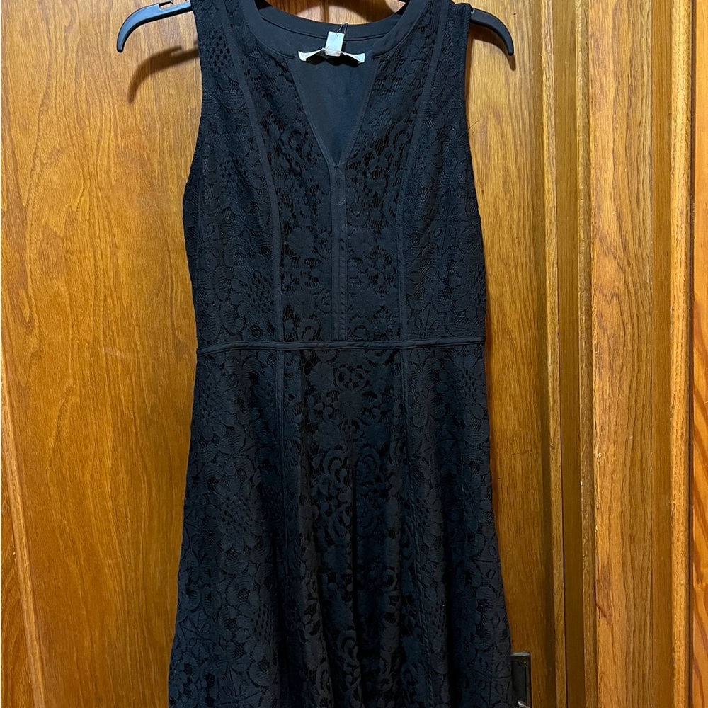 Lauren Conrad black mini dress size 4